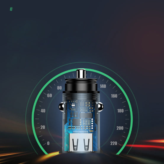 Cargador Rápido para Auto USB 4.8A - Doble Puerto para Celular