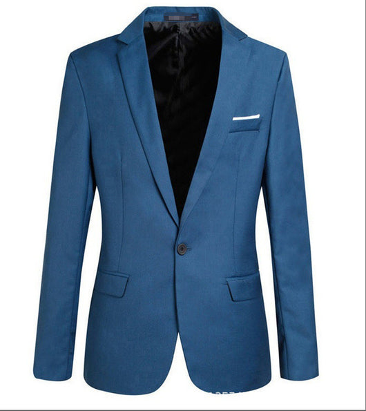 Traje Slim Fit Coreano para Hombre - Chaqueta Juvenil Elegante y Moderna - Image 5