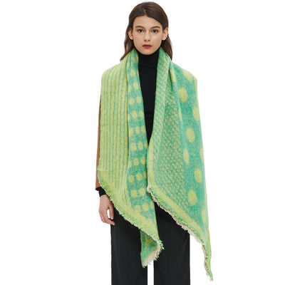 Bufanda Circular Térmica para Mujer - Cuello Cálido Otoño Invierno con Diseño Jacquard - Image 3