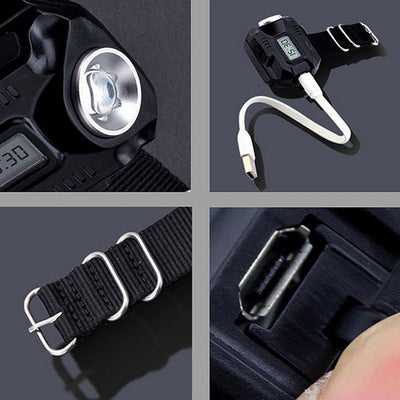 Reloj Táctico LED con Linterna Integrada