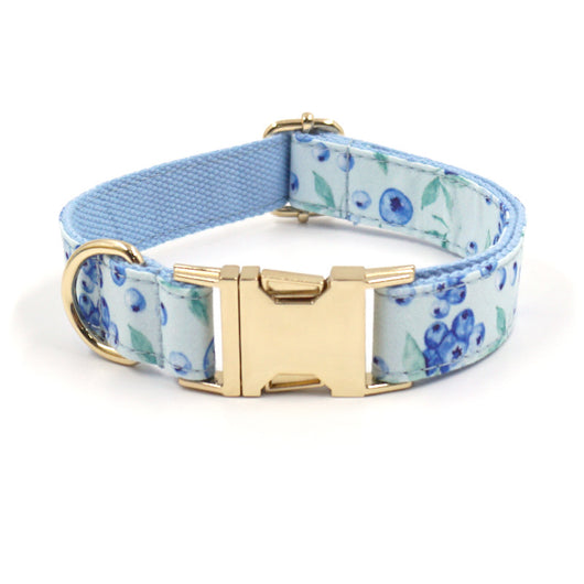 Collar para Mascota con Estampado de Arándanos y Letras Personalizadas - Image 10