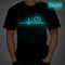 Playera Hombre Símbolo Musical Luminoso
