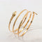 European and American simple Estilo bracelet Golden