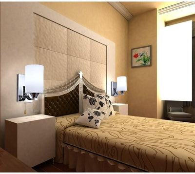 Lámpara de Pared de Cristal Minimalista para Mesita de Noche - Image 15