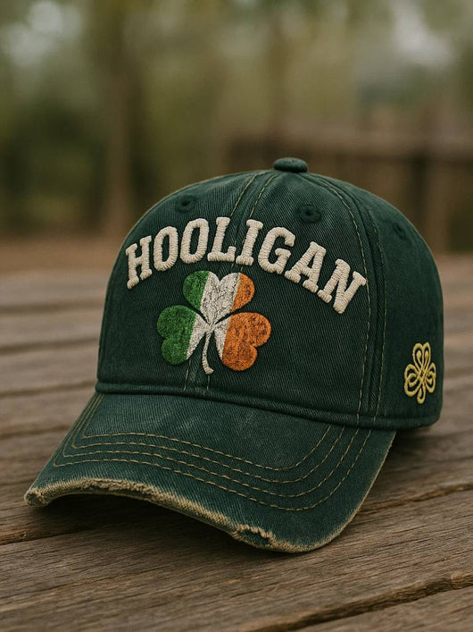 Gorra de Béisbol con Trébol Bordado y Ajuste Snapback para Hombre - Image 7