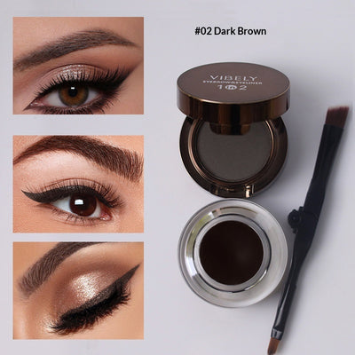 Delineador y Gel de Cejas Dual 2 en 1 - Resistente al Agua y Sudor - Image 4