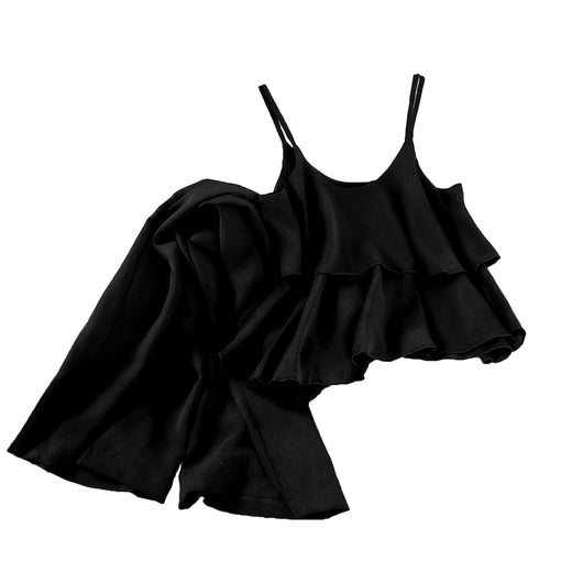 Pantalones Anchos de Nueve Puntos para Mujer - Conjunto de Dos Piezas - Image 4