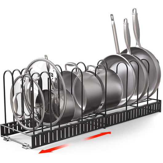 Escurridor de Platos de 8 Niveles en Hierro - Organizador de Cocina Negro - Image 7