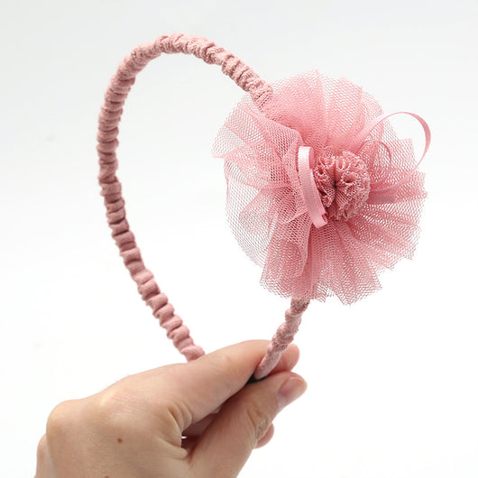 Diadema Infantil Antideslizante con Moño y Encaje - Image 14