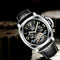 Reloj Automático Esqueleto Luminoso Doble Cara para Hombre