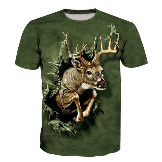 Playera Hombre Estampado Venado - Algodón Premium - Image 4