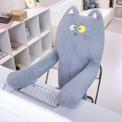 Almohada Gato Alargada para Dormir - Peluche de Apoyo para Piernas Tamaño Grande - Image 2