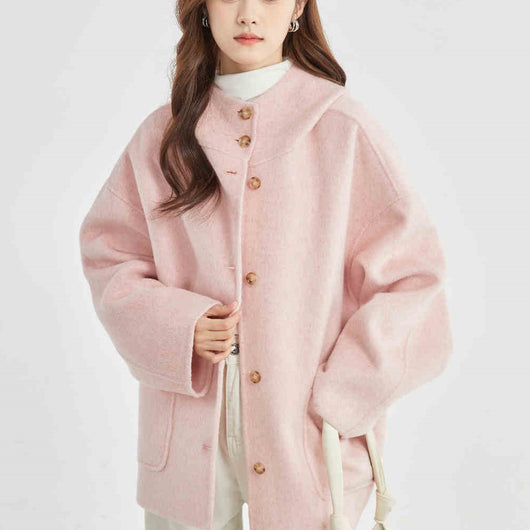 Abrigo Reversible de Cachemira con Capucha para Invierno - Image 12
