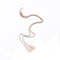 Natural shell handmade shell necklace Golden