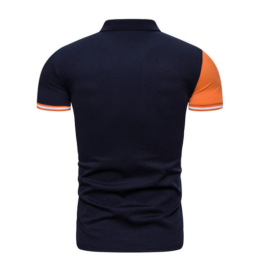 Polo Manga Corta para Hombre con Bordado de Ciervo - Image 2