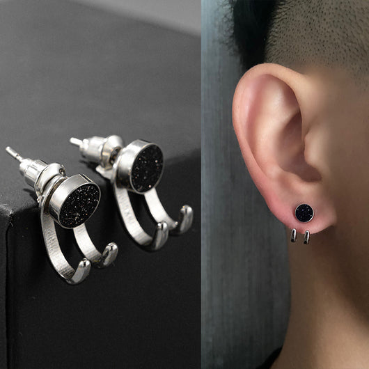 Aretes de Plata 925 para Hombre - Diseño Moderno y Personalidad