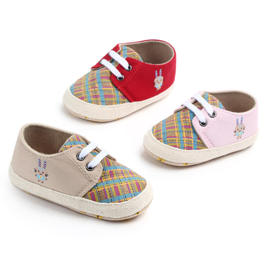 Zapatos Infantiles Estilo Coreano a Cuadros - Diseño Versátil para Niños