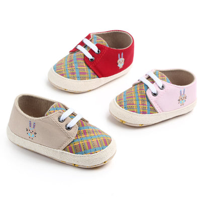 Zapatos Infantiles Estilo Coreano a Cuadros - Diseño Versátil para Niños