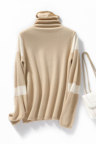 Suéter de Lana Pura con Cuello Tipo Pile - Prenda Base Versátil - Image 9