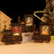 Tren Navideño Luminoso con Efecto Agua Interior para Escritorio