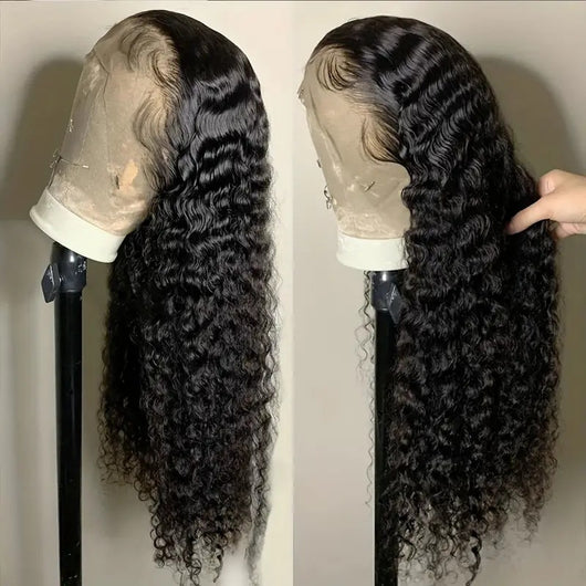 Peluca Afro Rizos Voluminosos con Encaje - Tubo Enrollado Pequeño - Image 3