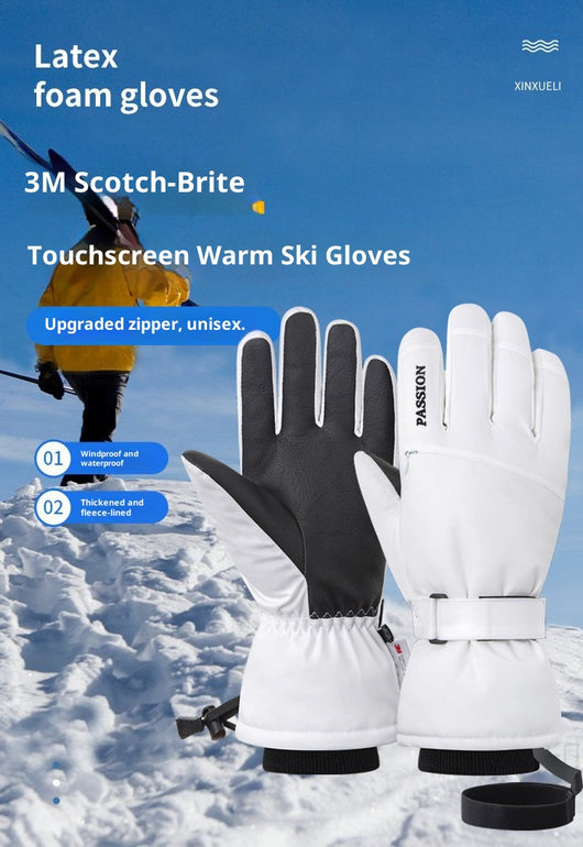 Guantes Esquí Impermeables con Pantalla Táctil para Hombre y Mujer - Image 24