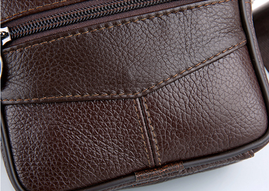 Bolsa Mensajero de Cuero Genuino para Hombre - Piel de Res Premium - Image 22