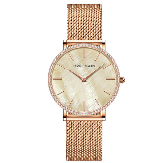 Reloj de Cuarzo para Mujer con Caja de Acero Inoxidable y Esfera de Diamantes - Image 5