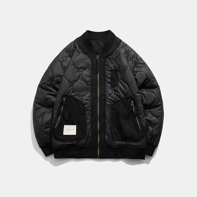 Chaqueta de Vuelo Hombre Otoño Invierno Patrón Calabaza Algodón - Image 6