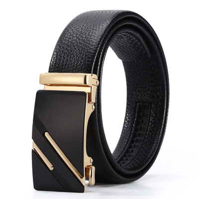 Cinturón de Cuero para Hombre con Hebilla Automática - Image 38