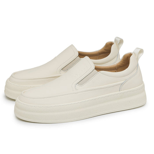 Zapatos Casuales de Cuero para Hombre con Plataforma y Diseño Slip-on - Image 13