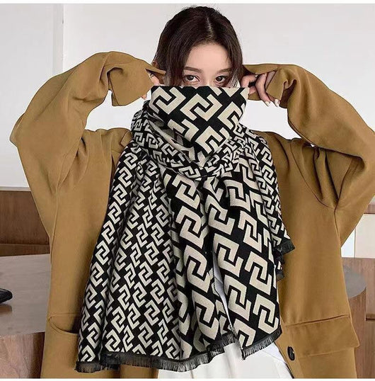 Pashmina Gruesa Térmica Multiusos - Abrigo Cálido y Elegante - Image 44