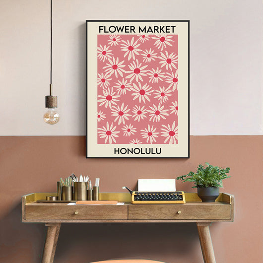 Cuadro Decorativo Abstracto Floral Estilo Americano - Image 3