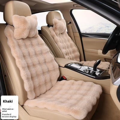 Cojín de Asiento de Auto Invierno Velvet Bubble - Calidez y Confort Universal - Image 7