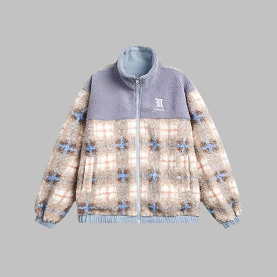 Abrigo Reversible de Lana de Cordero y Algodón