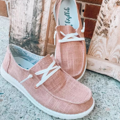 Zapatos de Lona Casual para Mujer - Colores Sólidos - Image 3