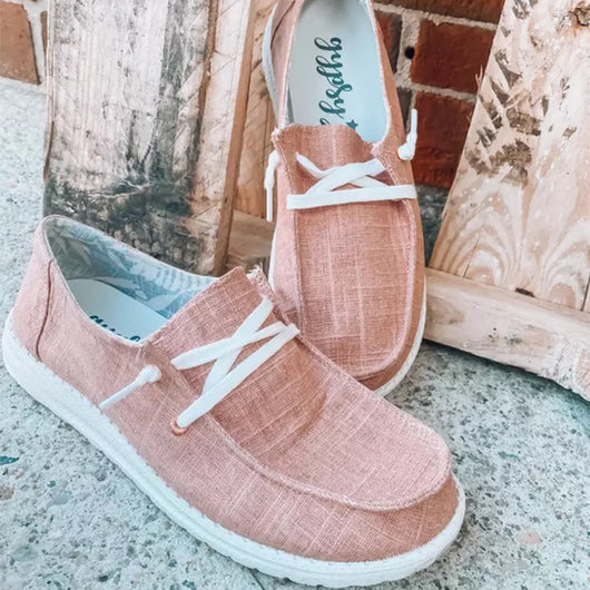 Zapatos de Lona Casual para Mujer - Colores Sólidos - Image 3