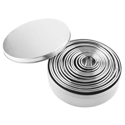 Juego de Moldes Redondos para Pasteles en Acero Inoxidable - Image 3