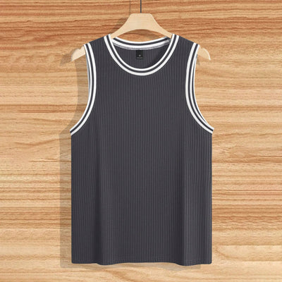 Chaleco Deportivo Ajustado con Rayas Verticales Tejidas - Image 9