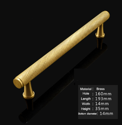Tirador de Cobre Puro Estilo Chino Nórdico para Muebles y Vinotecas - Image 8