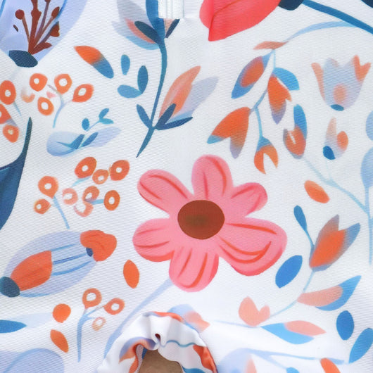Traje de Baño Estampado Flores para Niña - Image 18
