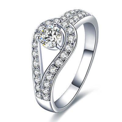 Anillo Ajustable de Circonia Cúbica Estilo Coreano - Diseño de Diamante Simulado Premium - Image 5