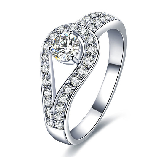 Anillo Ajustable de Circonia Cúbica Estilo Coreano - Diseño de Diamante Simulado Premium - Image 5