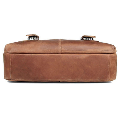 Bolso Bandolera de Cuero Vintage para Hombre - Image 4