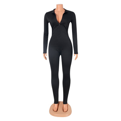 Enterizo Deportivo Ajustado de Manga Larga para Mujer - Image 15
