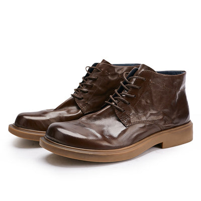 Botas Martin Altas Casuales Ejecutivas con Patrón Grab para Hombre - Image 5