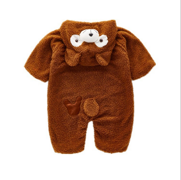 Pijama Enterizo de Terciopelo para Bebé - Comodidad Suave para el Hogar