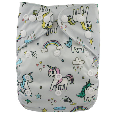 Pañal de Tela Reutilizable Transpirable Ajustable para Bebé 0-3 Años - Image 34