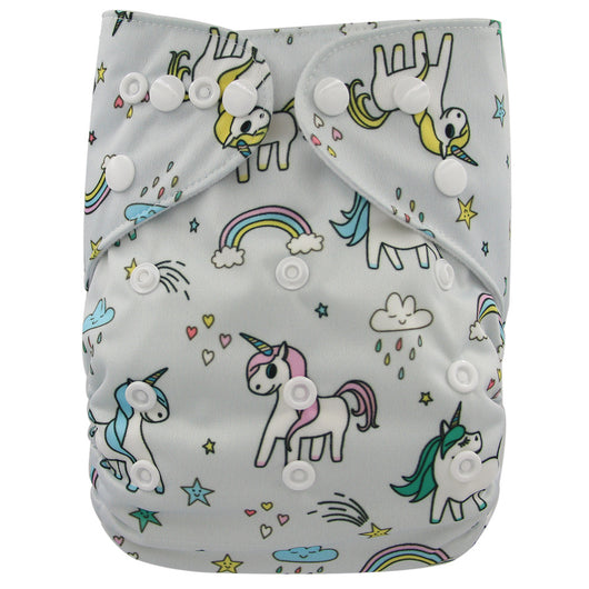 Pañal de Tela Reutilizable Transpirable Ajustable para Bebé 0-3 Años - Image 34