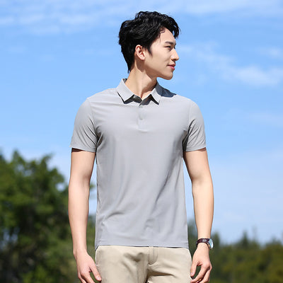 Polo Deportivo Hombre Ice Silk Elástico sin Costuras - Image 14